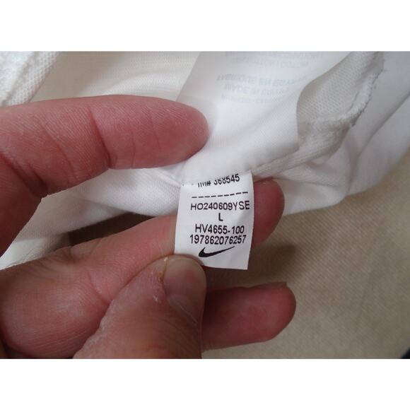 Nike Iconic Duo Graphic Tee Oversized Cotton White Graphic Dunks Large - Picture 13 of 13